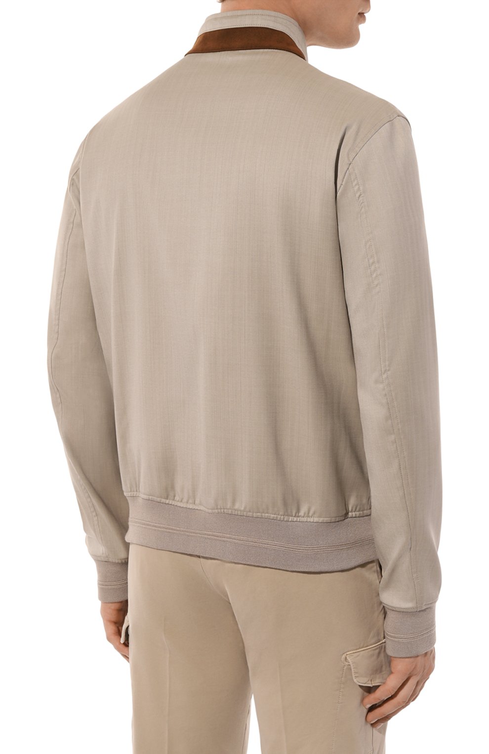 Бомбер из шерсти и шелка ANDREA CAMPAGNA, арт. BARNEYS/542.201, фото 4