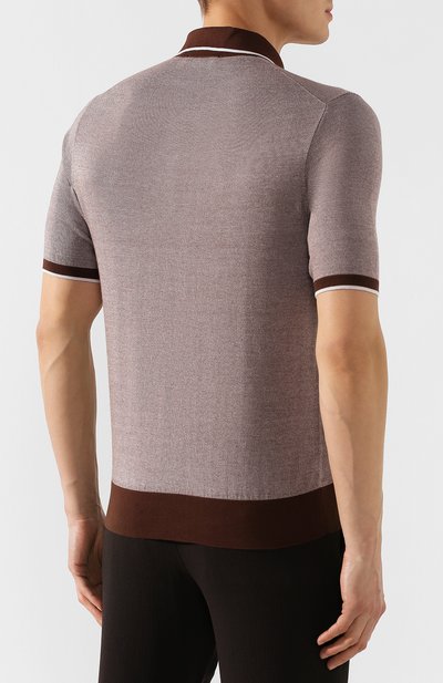 Поло из смеси хлопка и кашемира FIORONI, арт. MK20608C2, фото 4