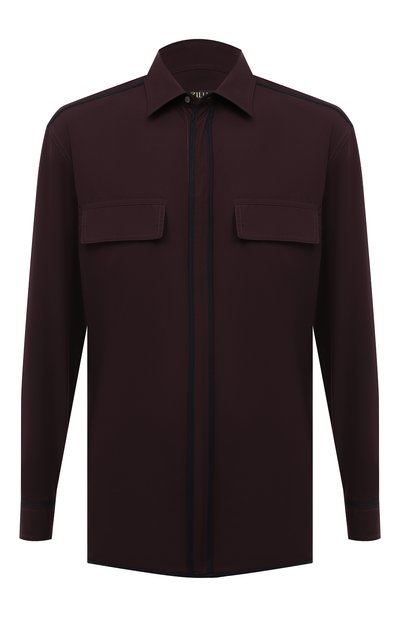 Мужская хлопковая рубашка ZILLI, арт. SP0H01M010004201A