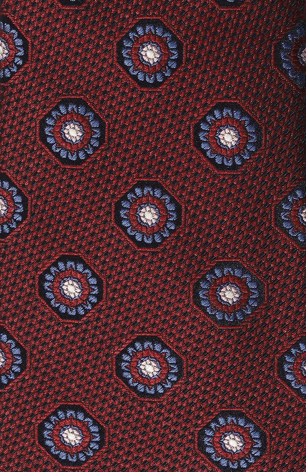 Шелковый галстук CANALI бордового цвета по цене 16950 руб., арт. 18/HJ03784, фото 4 Шелковый галстук CANALI, арт. 18/HJ03784, фото 4