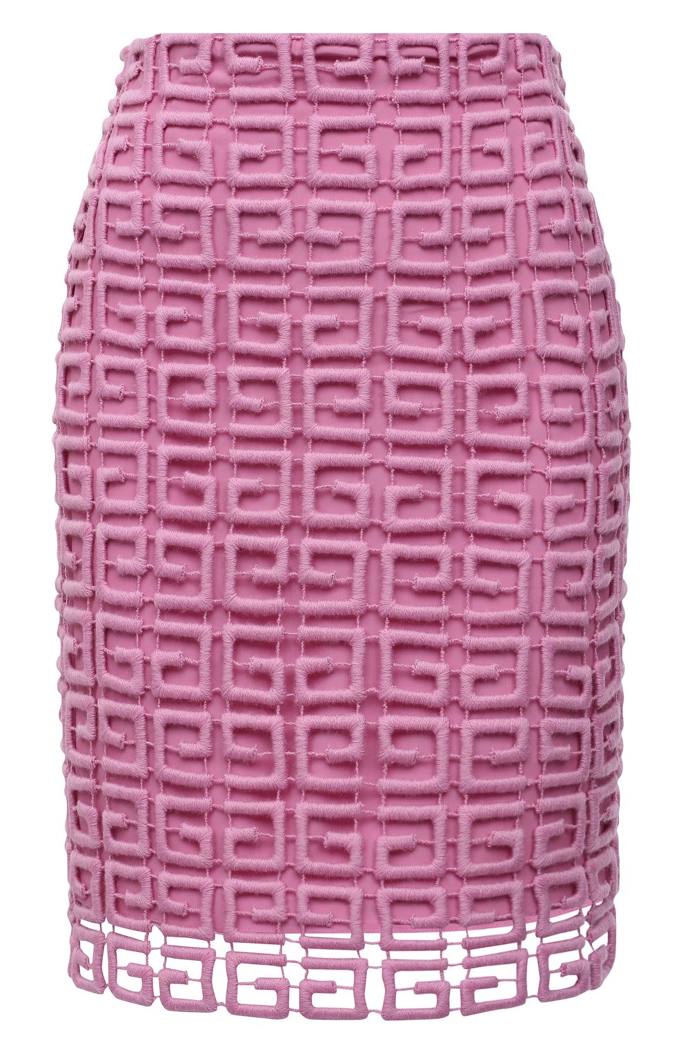 Шерстяная юбка GIVENCHY розового цвета по цене 120500 руб., арт. BW40HP20AQ, фото 1 Шерстяная юбка GIVENCHY, арт. BW40HP20AQ, фото 1