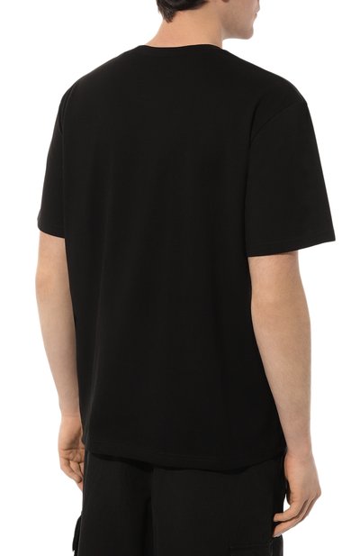 Хлопковая футболка TEE LIBRARY, арт. TCF-02-BT-BK, фото 4