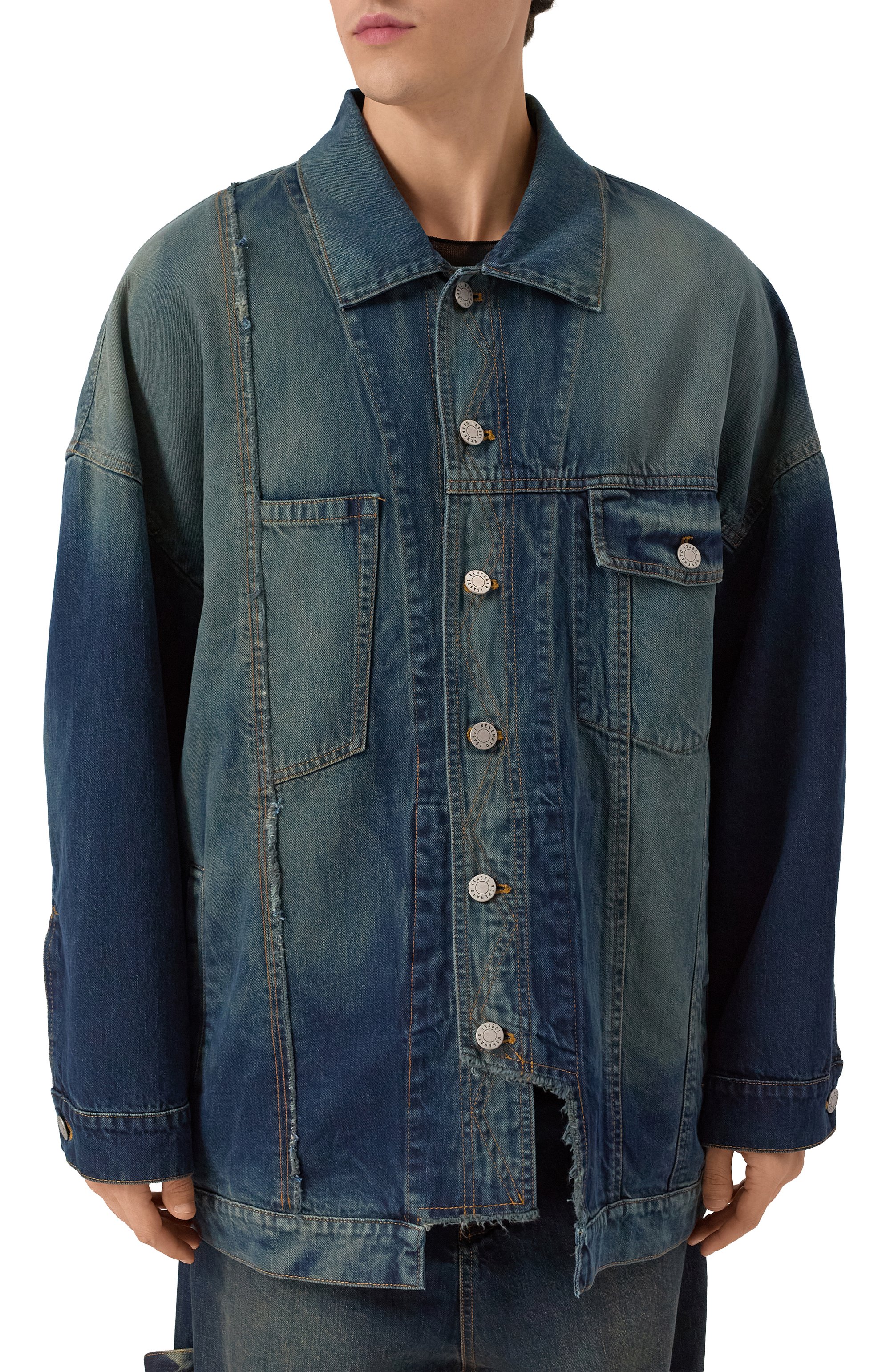 Джинсовая куртка ISABEL BENENATO, арт. UW26DF25, фото 3