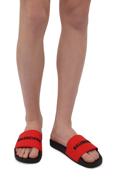 Резиновые шлепанцы pool BALENCIAGA, арт. 565826/W1S8A, фото 3