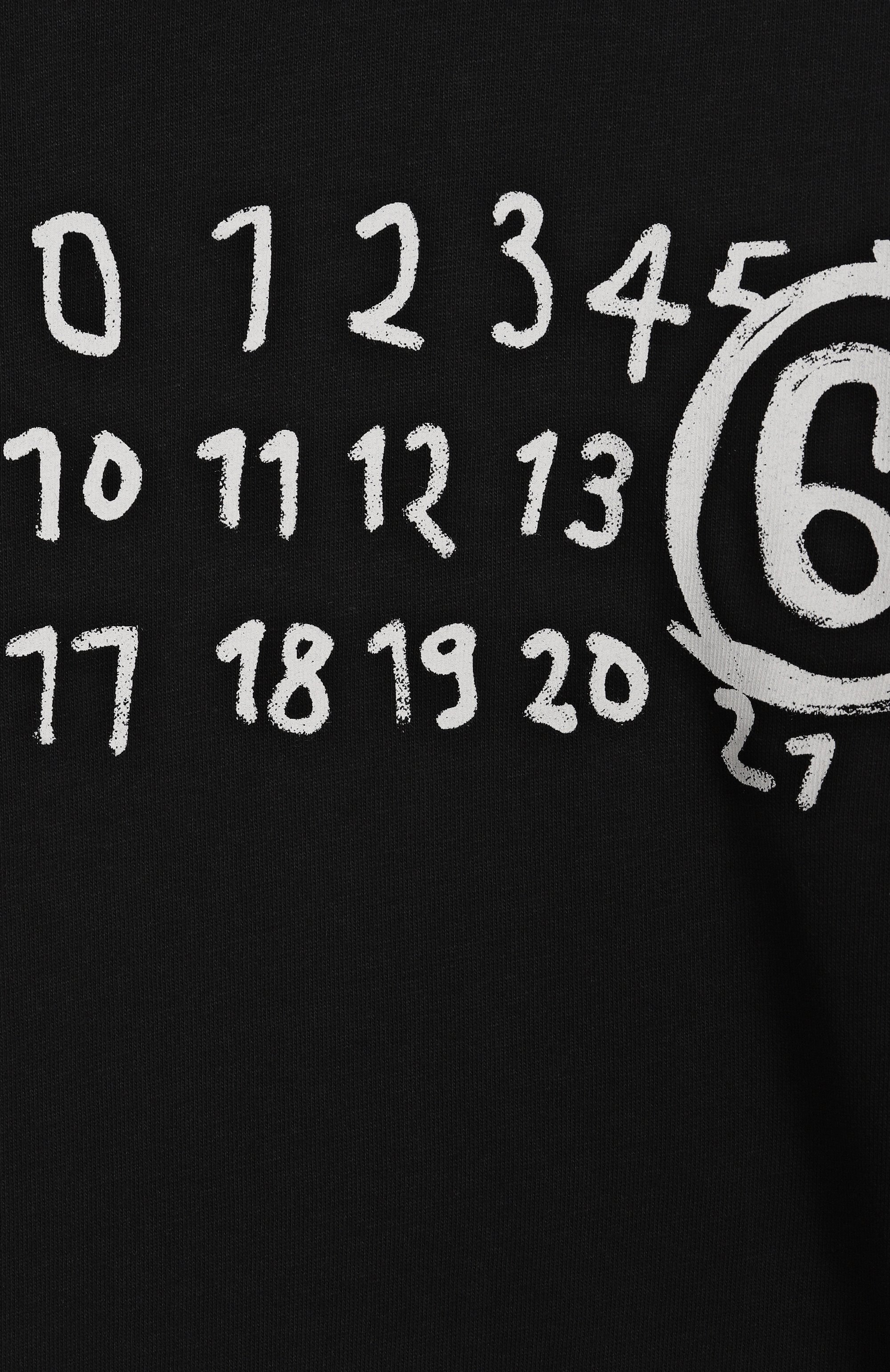 Хлопковая футболка MM6, арт. M60897/MM02Y, фото 3