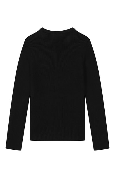 Пуловер из хлопка и кашемира GIVENCHY черного цвета по цене 51100 руб., арт. H31556, фото 2 Пуловер из хлопка и кашемира GIVENCHY, арт. H31556, фото 2