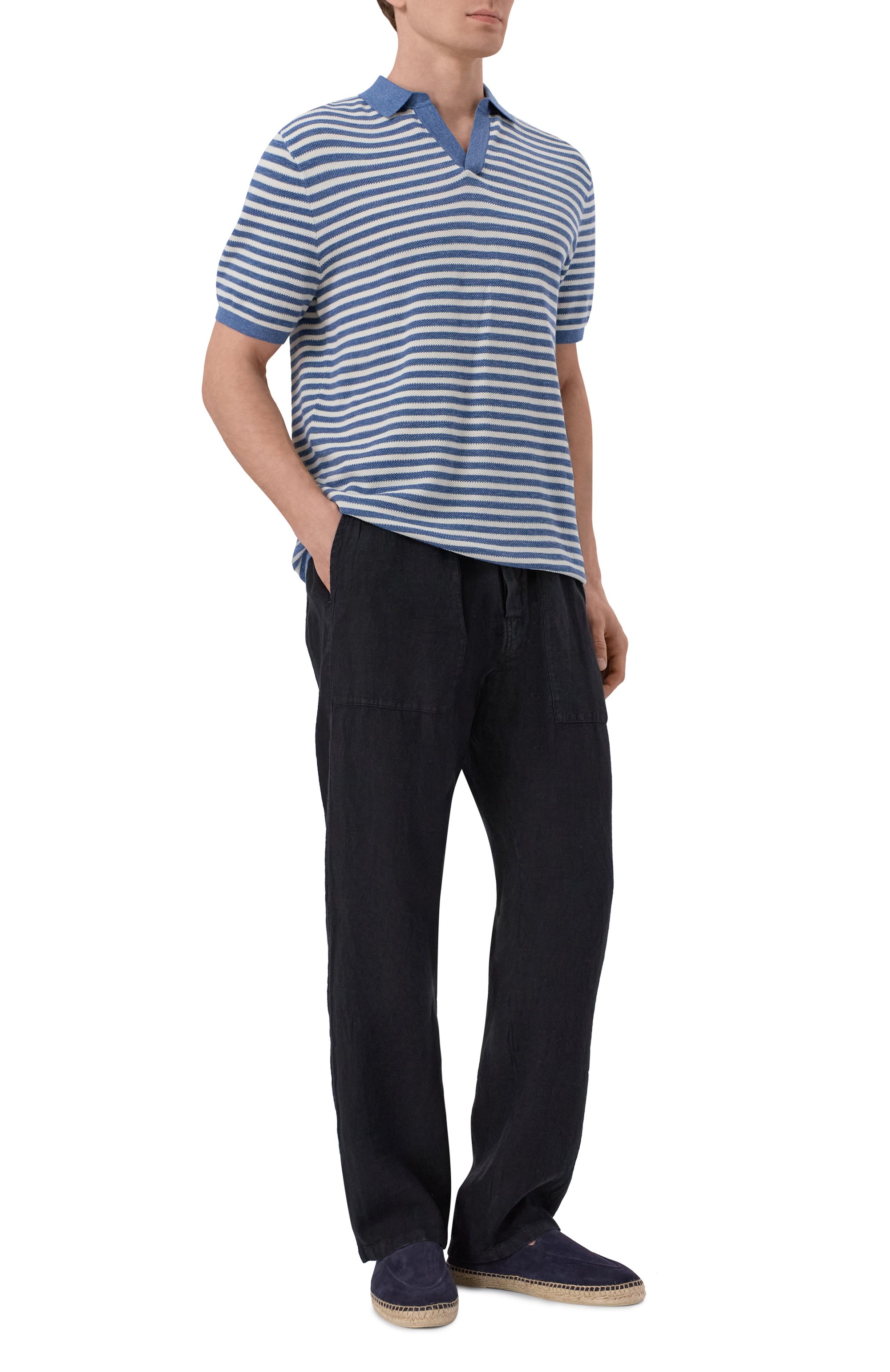 Хлопковое поло MC2 SAINT BARTH, арт. SL00010-00009L/SL0AN STRIPES C0TT0N, фото 2