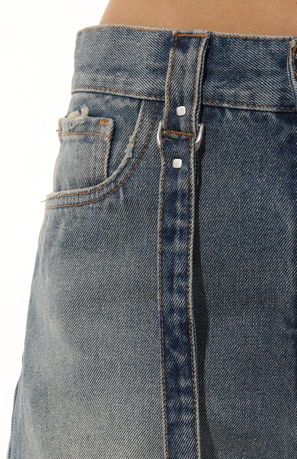 Джинсовые шорты OFF-WHITE, арт. 0WYC016C99DEN001, фото 5