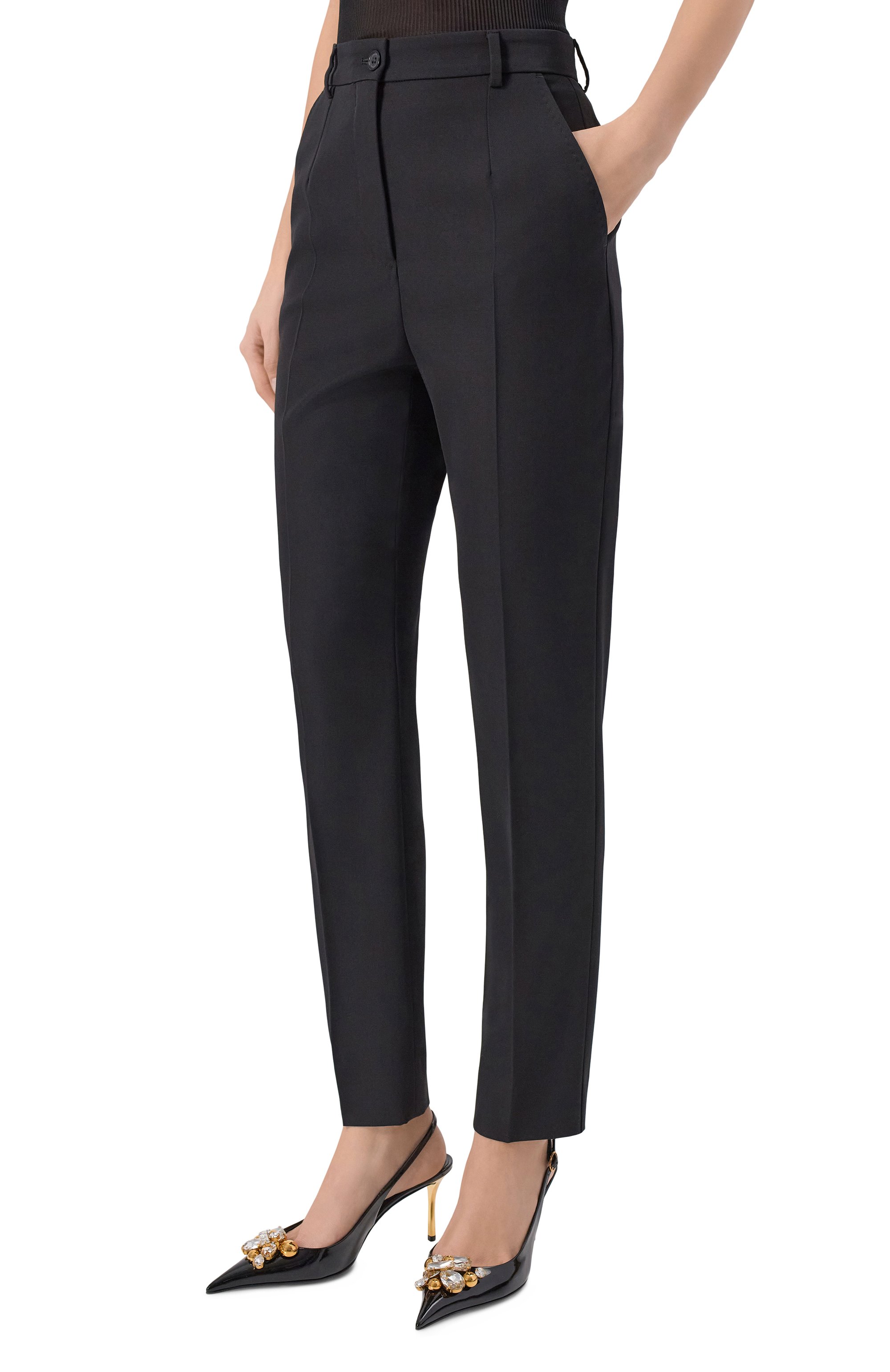 Шерстяные брюки DOLCE & GABBANA, арт. FTAM2T/FU20W, фото 3