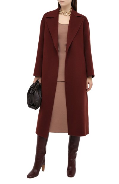 Кашемировое пальто LORO PIANA бордового цвета по цене 995000 руб., арт. FAL3652, фото 2 Кашемировое пальто LORO PIANA, арт. FAL3652, фото 2