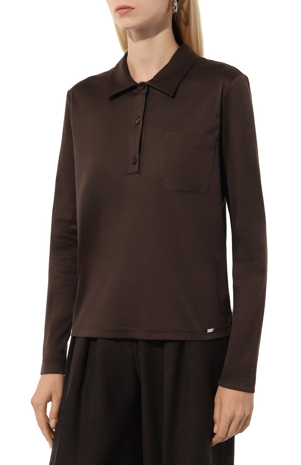 Хлопковое поло KITON, арт. D58440H080512121, фото 3