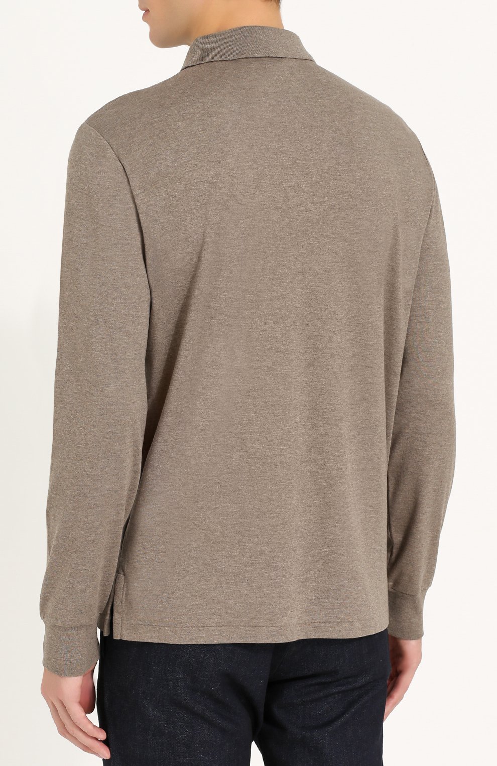 Хлопковое поло с длинными рукавами POLO RALPH LAUREN, арт. 710671785, фото 4