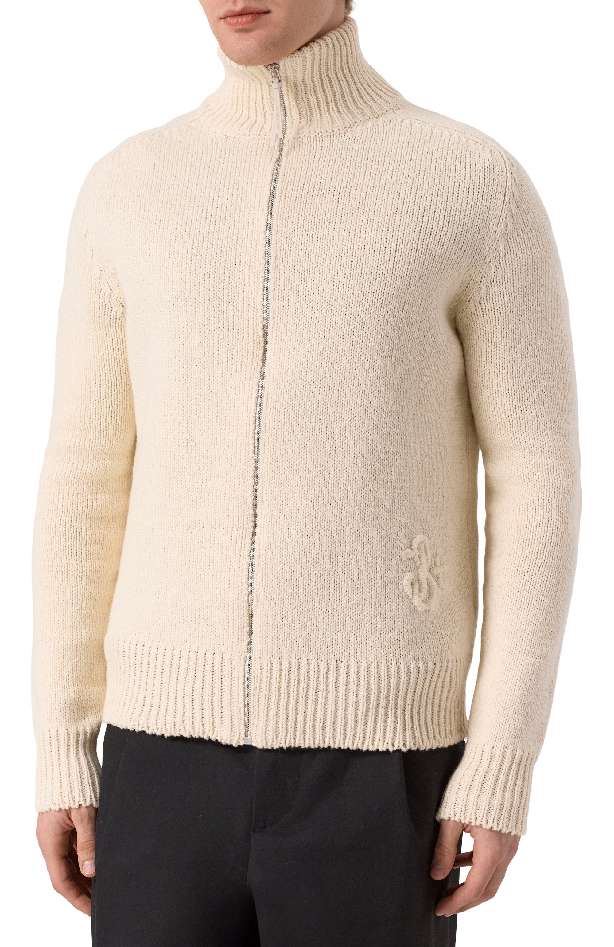 Кардиган из хлопка и ше�рсти JIL SANDER, арт. J47HP0014-J15442, фото 3