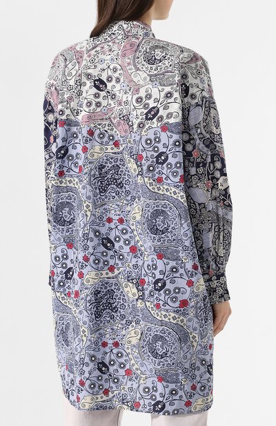 Хлопковая рубашка ISABEL MARANT ETOILE, арт. HT1668-20P026E/USSAYA, фото 4