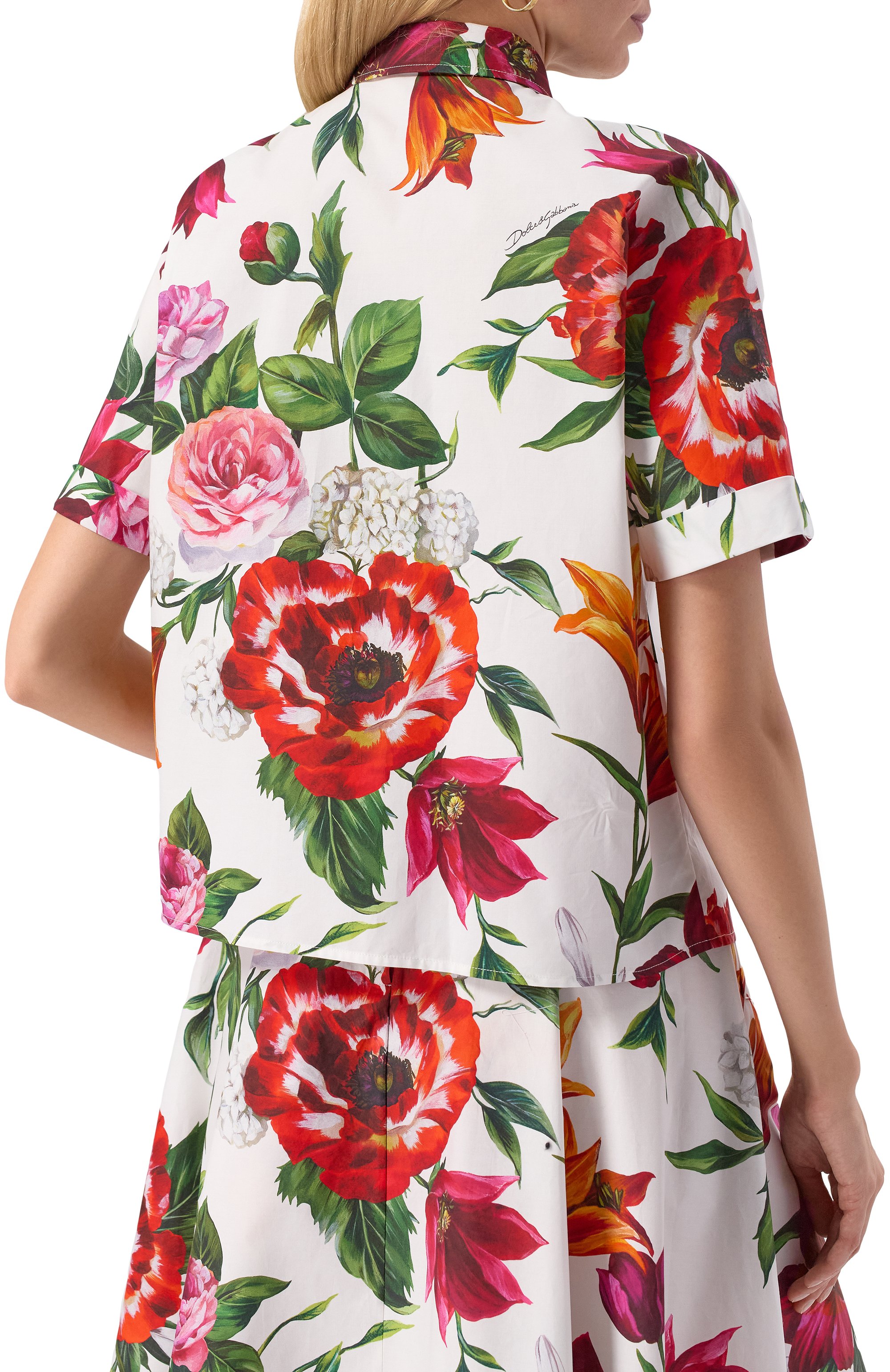 Хлопковая рубашка DOLCE & GABBANA, арт. F5D68T/HS5TQ, фото 4