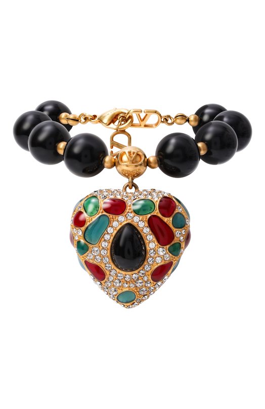 Браслет Coeur Royal Valentino 8W2J0Y49/QBT Чёрный 8W2J0Y49/QBT