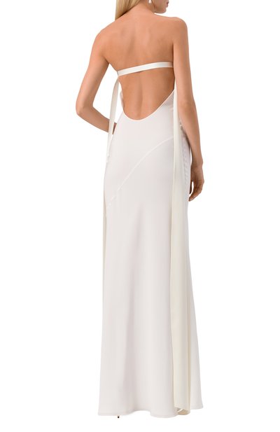 Шелковое платье LOUVE белого цвета по цене 258000 руб., арт. 25-03-01-03-03-01-05, фото 4 Шелковое платье LOUVE, арт. 25-03-01-03-03-01-05, фото 4