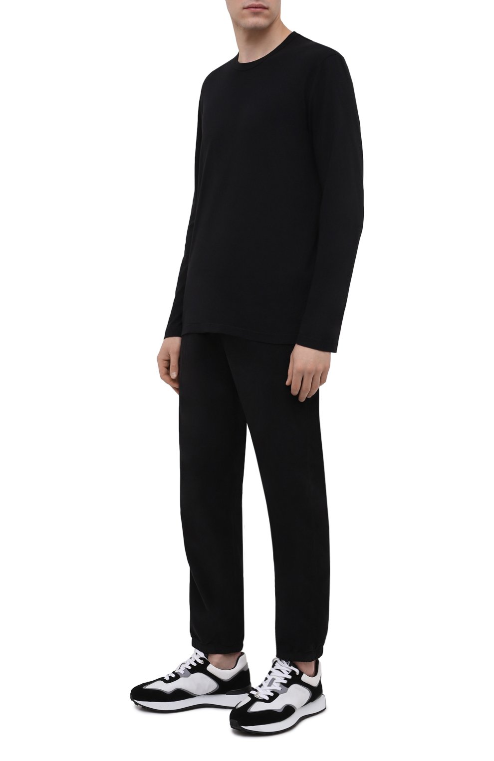 Хлопковый лонгслив JAMES PERSE черного цвета по цене 19200 руб., арт. MLJ3351, фото 2 Хлопковый лонгслив JAMES PERSE, арт. MLJ3351, фото 2