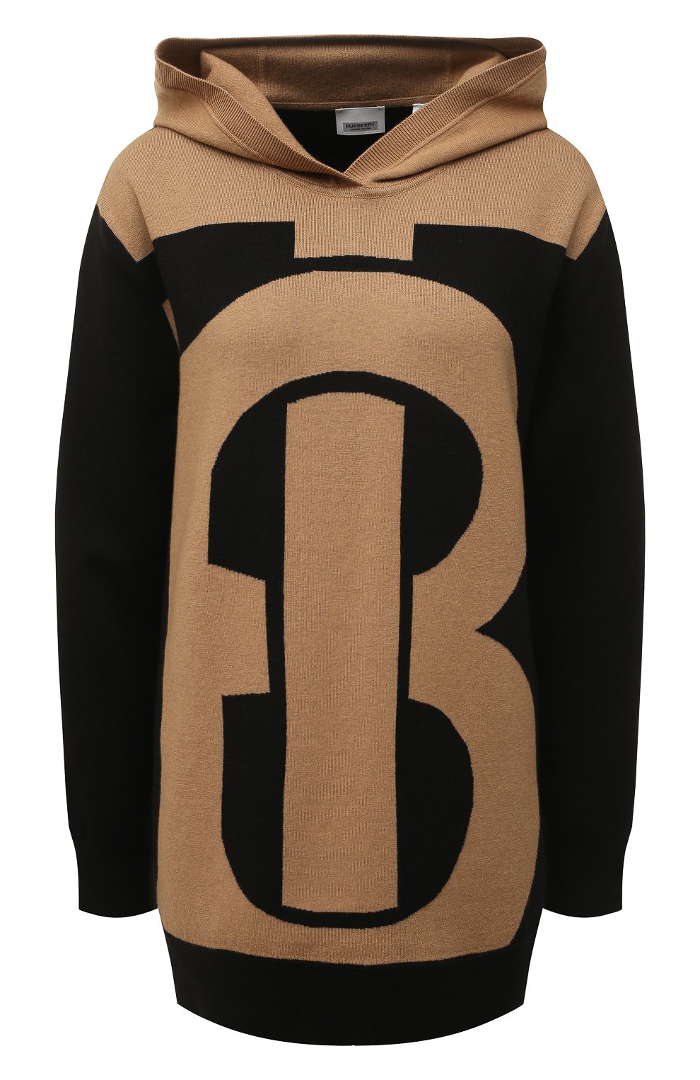 Худи из кашемира и хлопка BURBERRY бежевого цвета по цене 109500 руб., арт. 8052734, фото 1 Худи из кашемира и хлопка BURBERRY, арт. 8052734, фото 1