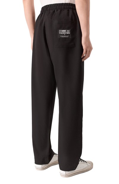 Брюки COMME DES FUCKDOWN черного цвета по цене 12000 руб., арт. CFABM02028, фото 4 Брюки COMME DES FUCKDOWN, арт. CFABM02028, фото 4