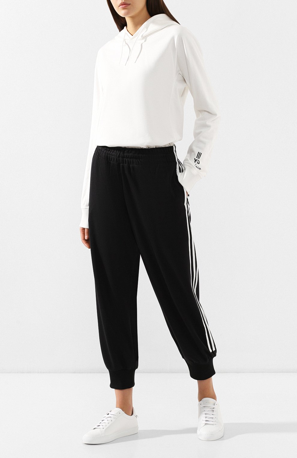 Джоггеры с лампасами Y-3, арт. DY7275/W, фото 2