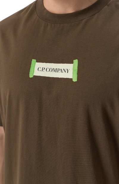 Хлопковая футболка C.P. COMPANY, арт. 18CMTS148A006586W, фото 5