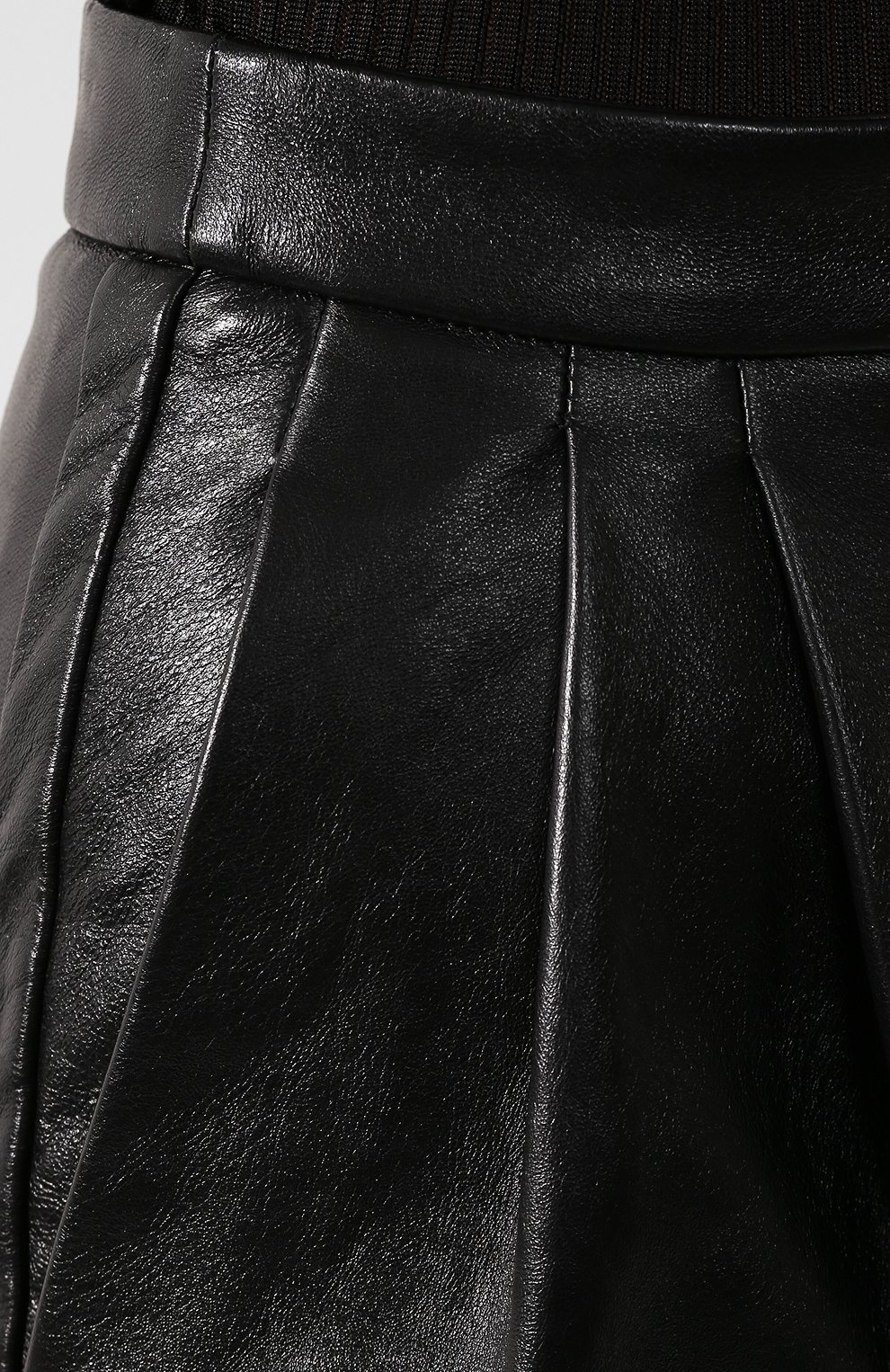 Кожаные брюки SAINT LAURENT, арт. 589597/YC2UE, фото 5