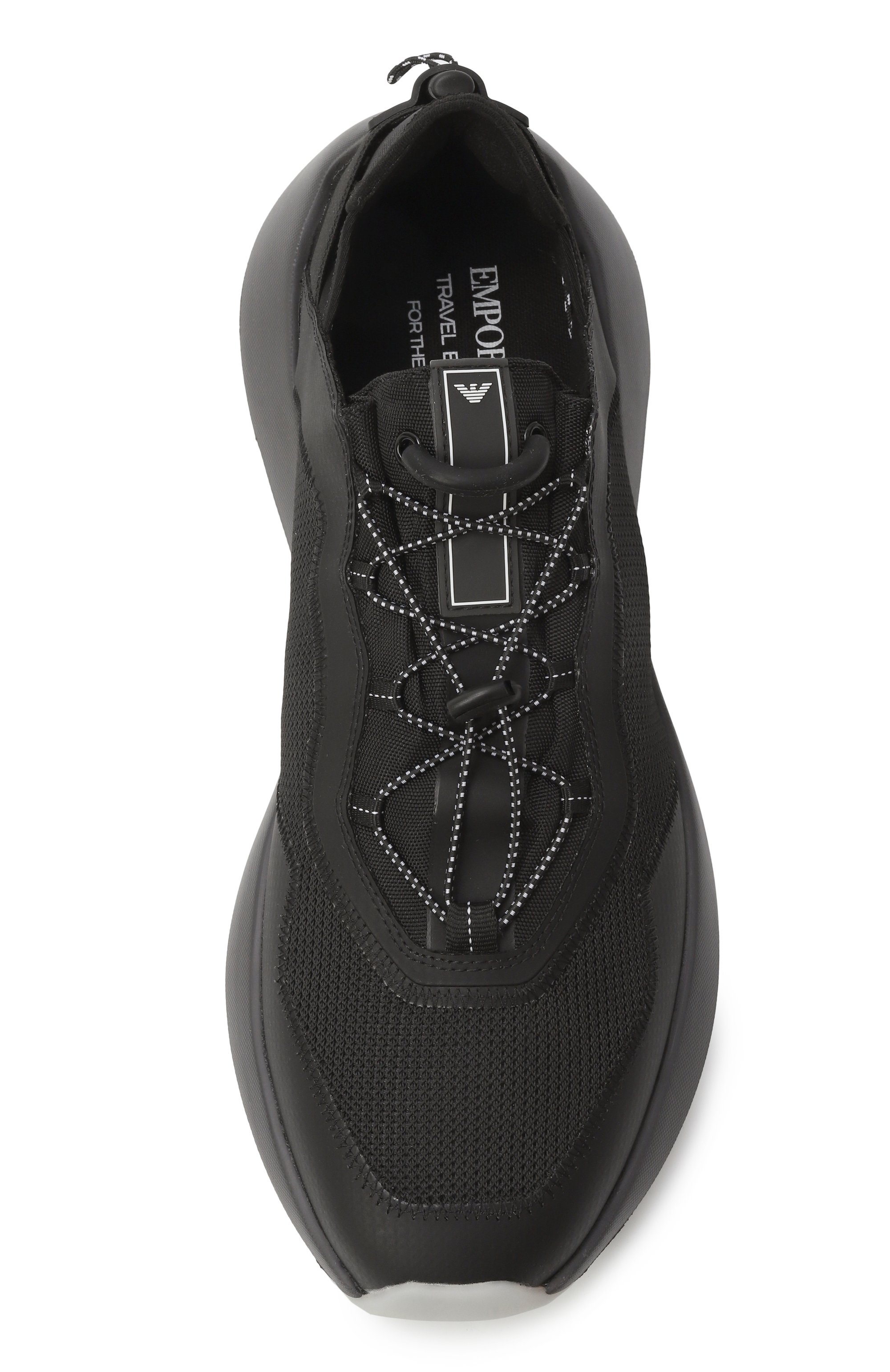 Текстильные кроссовки travel essentials EMPORIO ARMANI, арт. EM001675/AF14764, фото 6