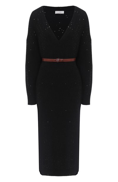 Женское платье из кашемира и шелка BRUNELLO CUCINELLI, арт. M73549A92