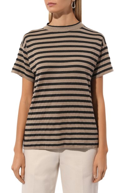 Футболка из кашемира и шелка BRUNELLO CUCINELLI, арт. M41841600P, фото 3
