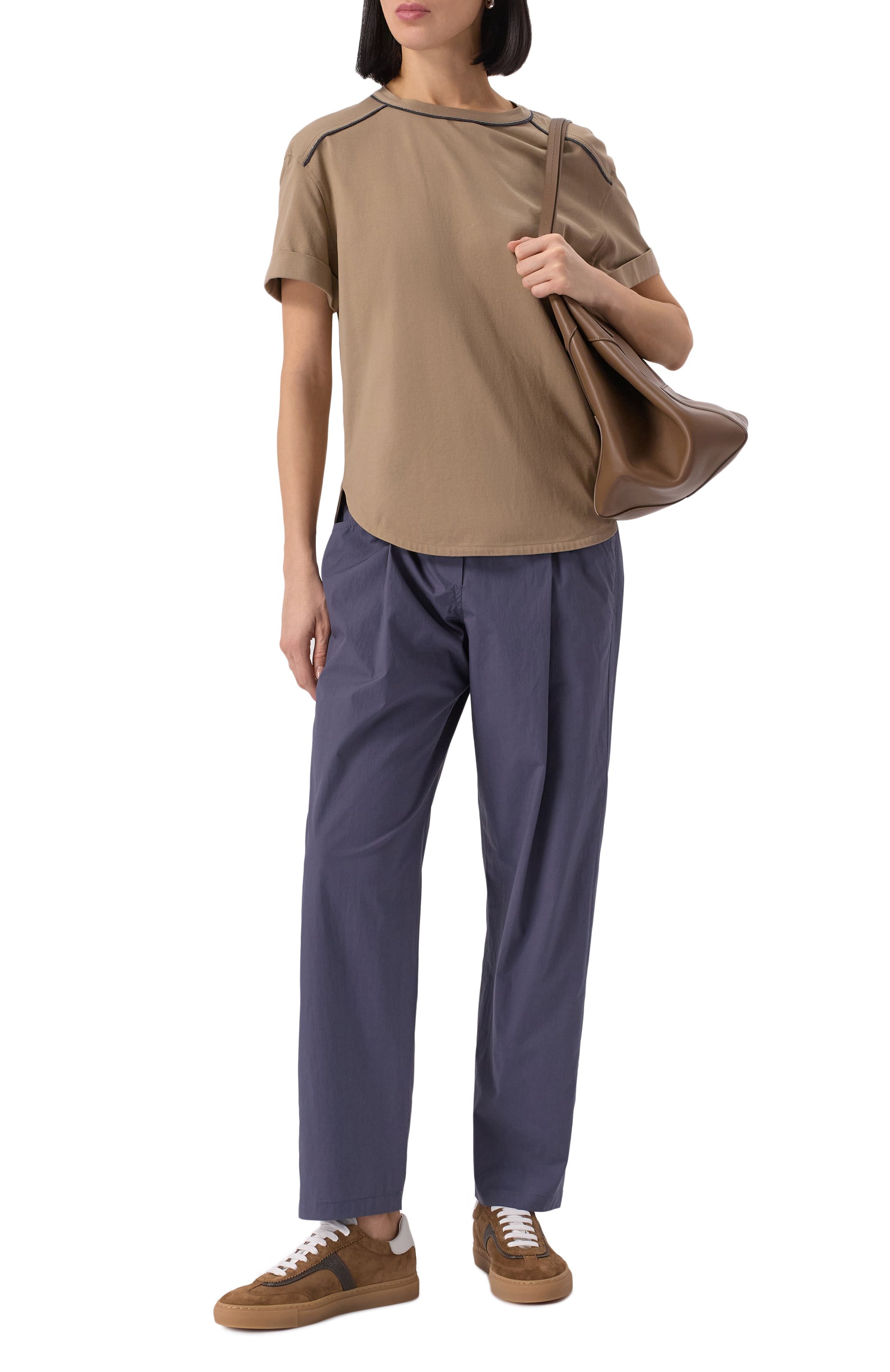 Замшевые кеды BRUNELLO CUCINELLI, арт. MZSFG2908, фото 2