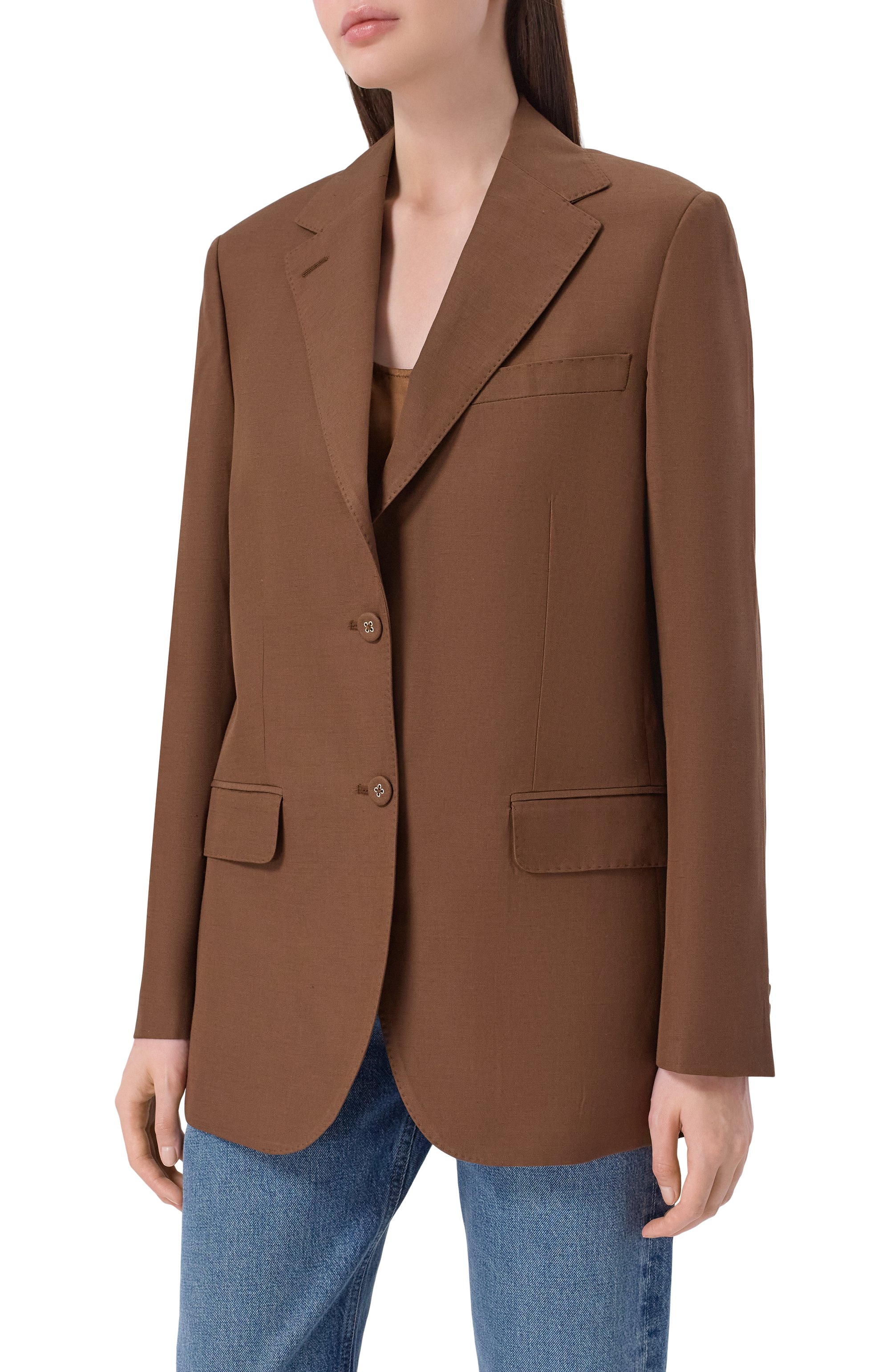 Жакет из лиоцелла и льна OFFICINE GENERALE, арт. S26WTLG408, фото 3