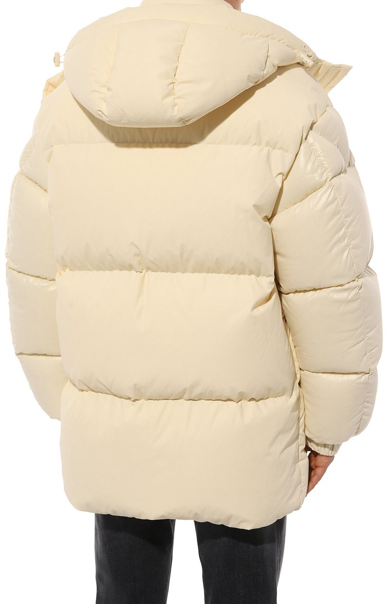 Мужская пуховик 2 moncler 1952 bressay MONCLER GENIUS кремвого цвета, арт. 1A000-25-M2012 | Фото 4 (Рукава: Длинные; Материал сплава: Проставлено; Материал утеплителя: Пух и перо; Материал внешний: Синтетический материал, Хлопок; Длина (верхняя одежда): До середины бедра; Драгоценные камни: Проставлено; Материал подклада: Синтетический материал; Мужское Кросс-КТ: пуховик-короткий; Стили: Кэжуэл)