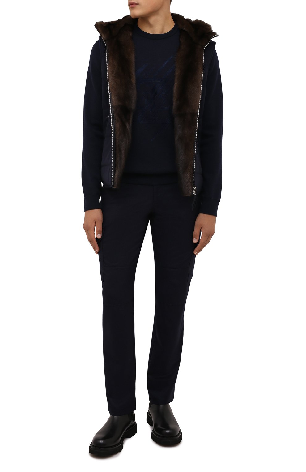 Джемпер из шерсти и шелка ZILLI SPORT, арт. MBW-RN190-VELV1/ML01, фото 2