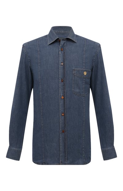 Мужская джинсовая рубашка STEFANO RICCI, арт. MC007116/EX2604