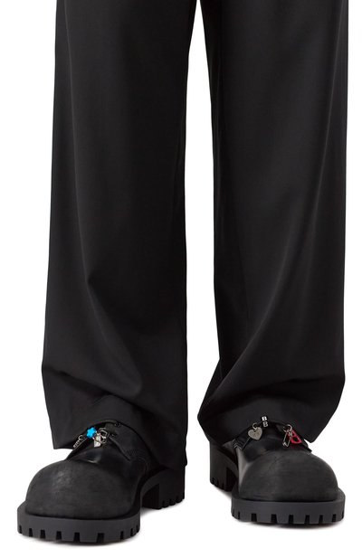 Кожаные дерби hummer BALENCIAGA, арт. 786136/WCDA3, фото 3