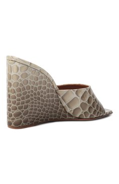 Кожаные мюли lupita 95 AMINA MUADDI, арт. LUPITA WEDGE 95, фото 3