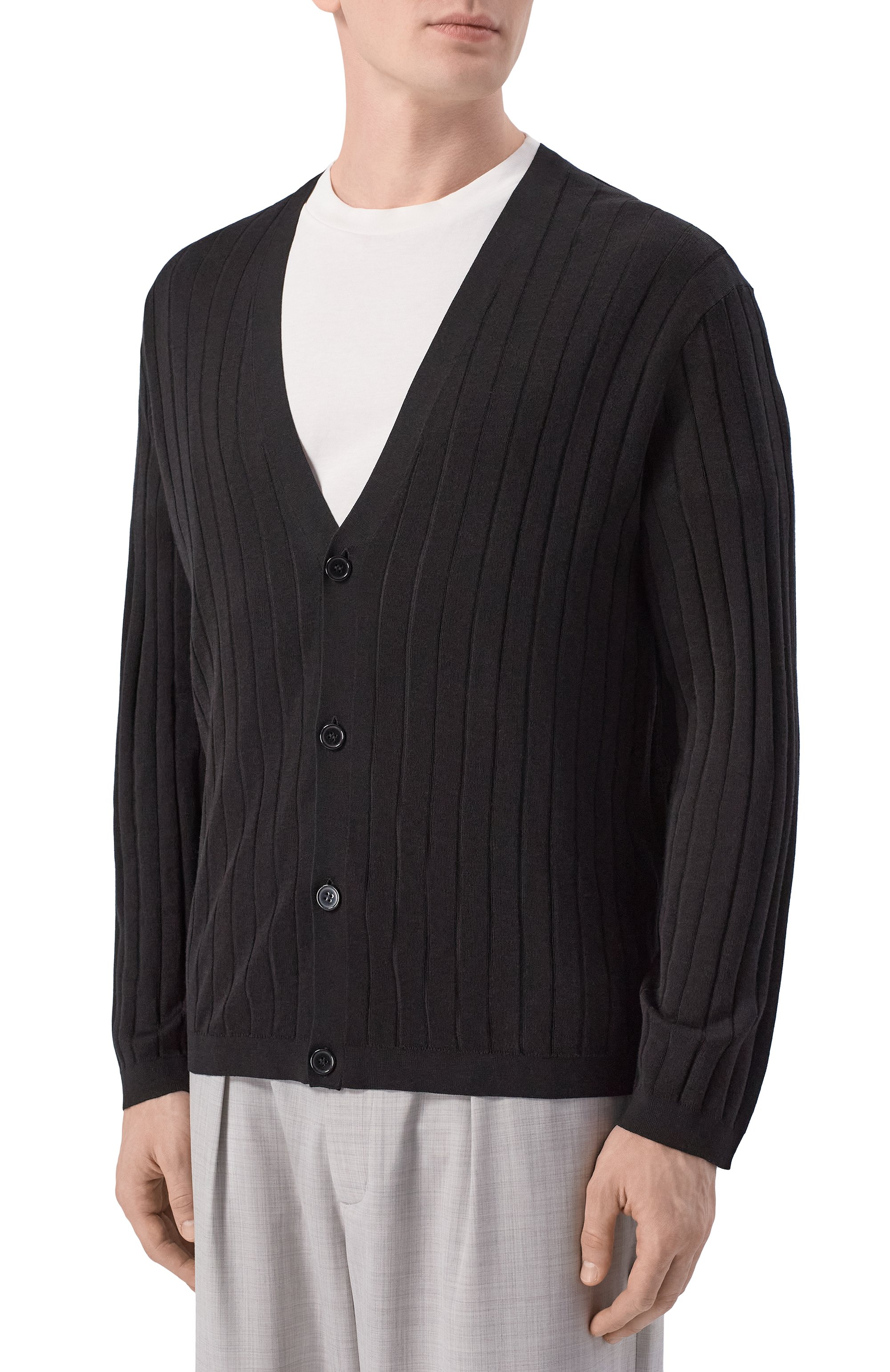 Кардиган из шелка и хлопка 12 STOREEZ, арт. 137257, фото 3