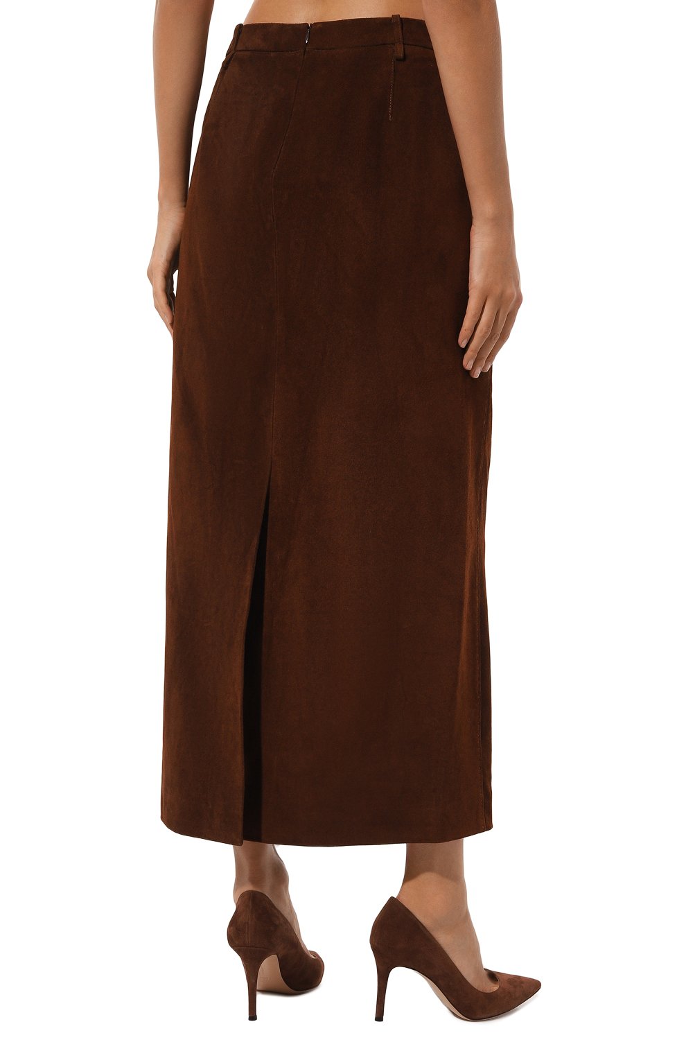 Замшевая юбка LE17SEPTEMBRE, арт. LS2479SK002EBR, фото 4