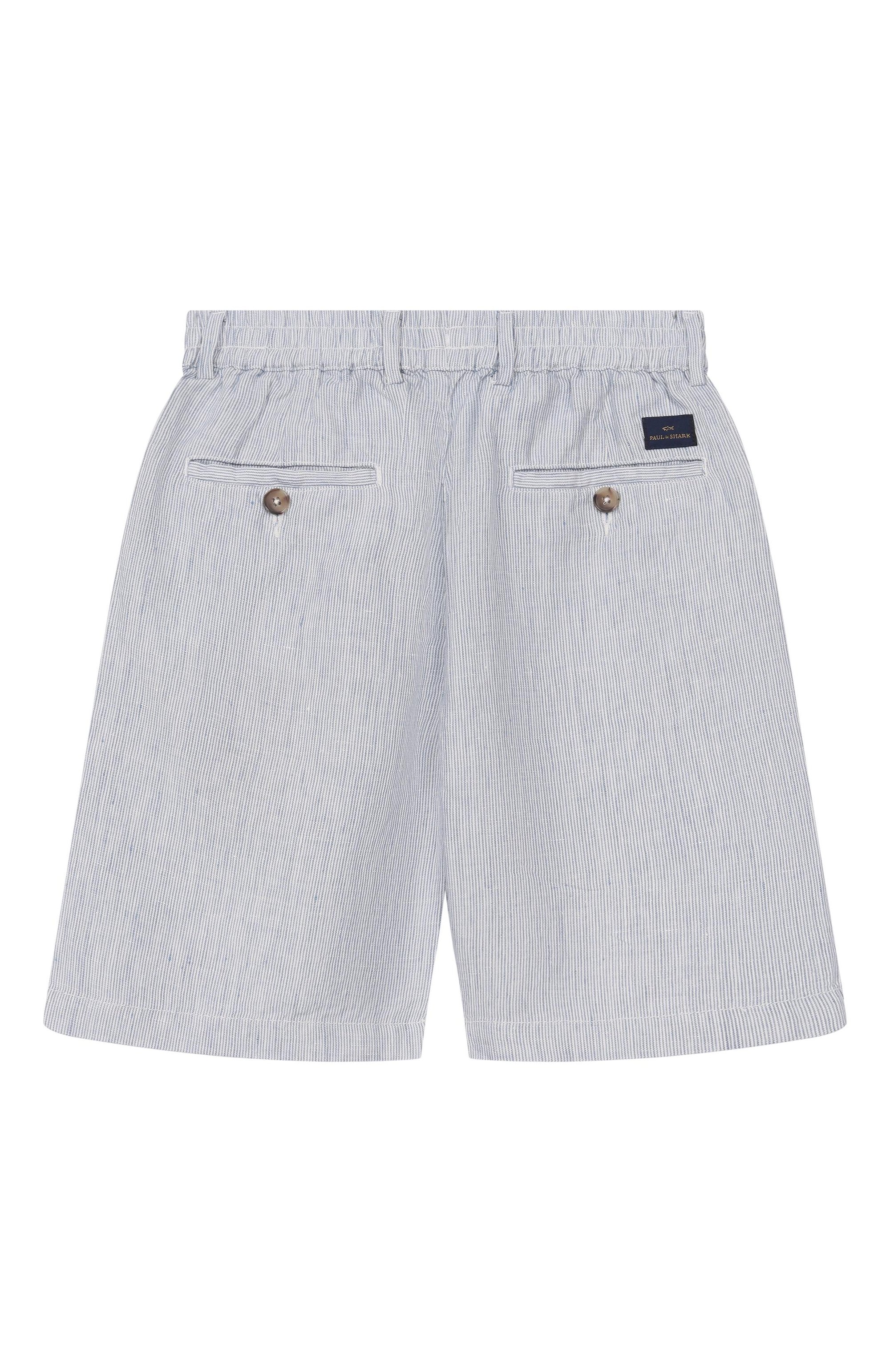 Льняные шорты PAUL & SHARK JUNIOR, арт. WUQ000/LUE03/6A-8A, фото 2