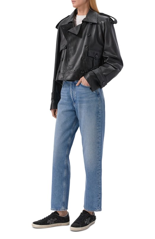 Замшевые кеды Steven-D Premiata STEVEND/VAR 7847 Чёрный  STEVEND/VAR 7847 Фото 3