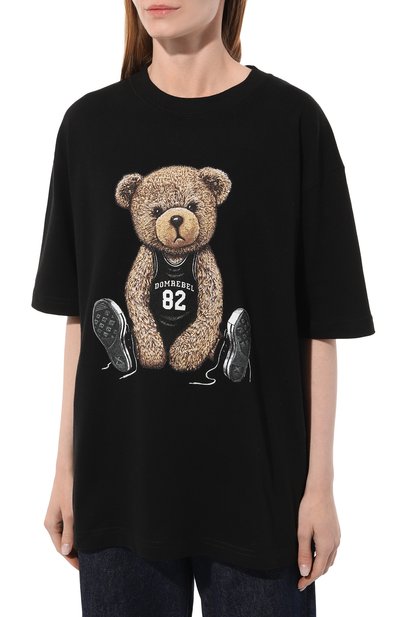 Хлопковая футболка DOMREBEL черного цвета по цене 15400 руб., арт. PLAY (CARRY-0VER)/T-SHIRT, фото 3 Хлопковая футболка DOMREBEL, арт. PLAY (CARRY-0VER)/T-SHIRT, фото 3