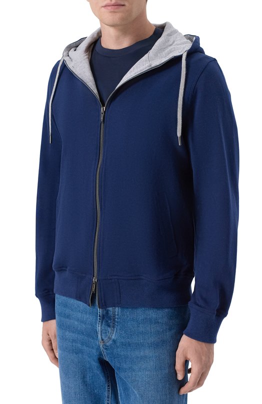 Хлопковая толстовка MVST 14M424.TS00.MUST. Синий  14M424.TS00.MUST. Фото 3