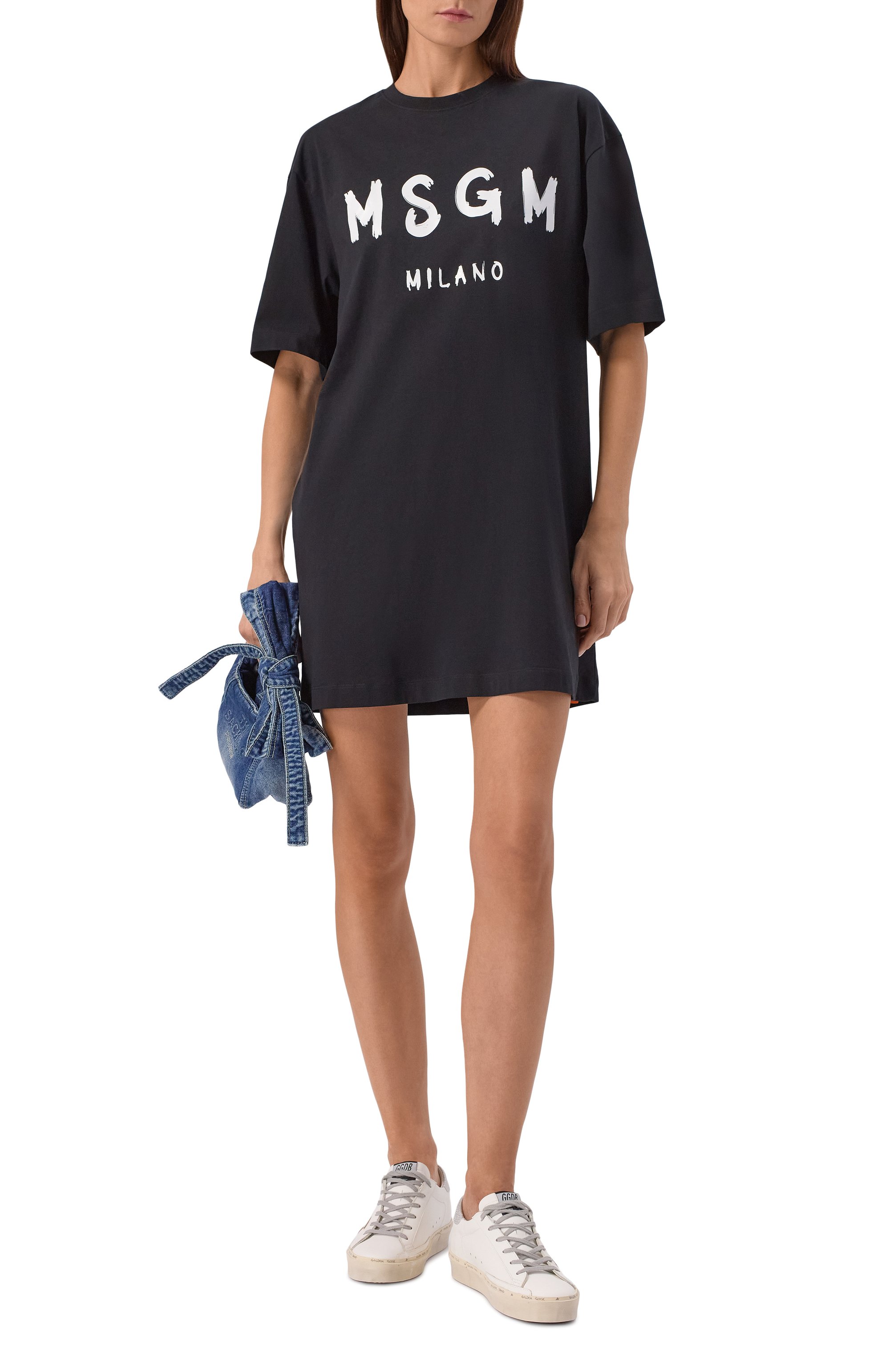 Хлопковое платье MSGM, арт. 2000MDA510 200002, фото 2