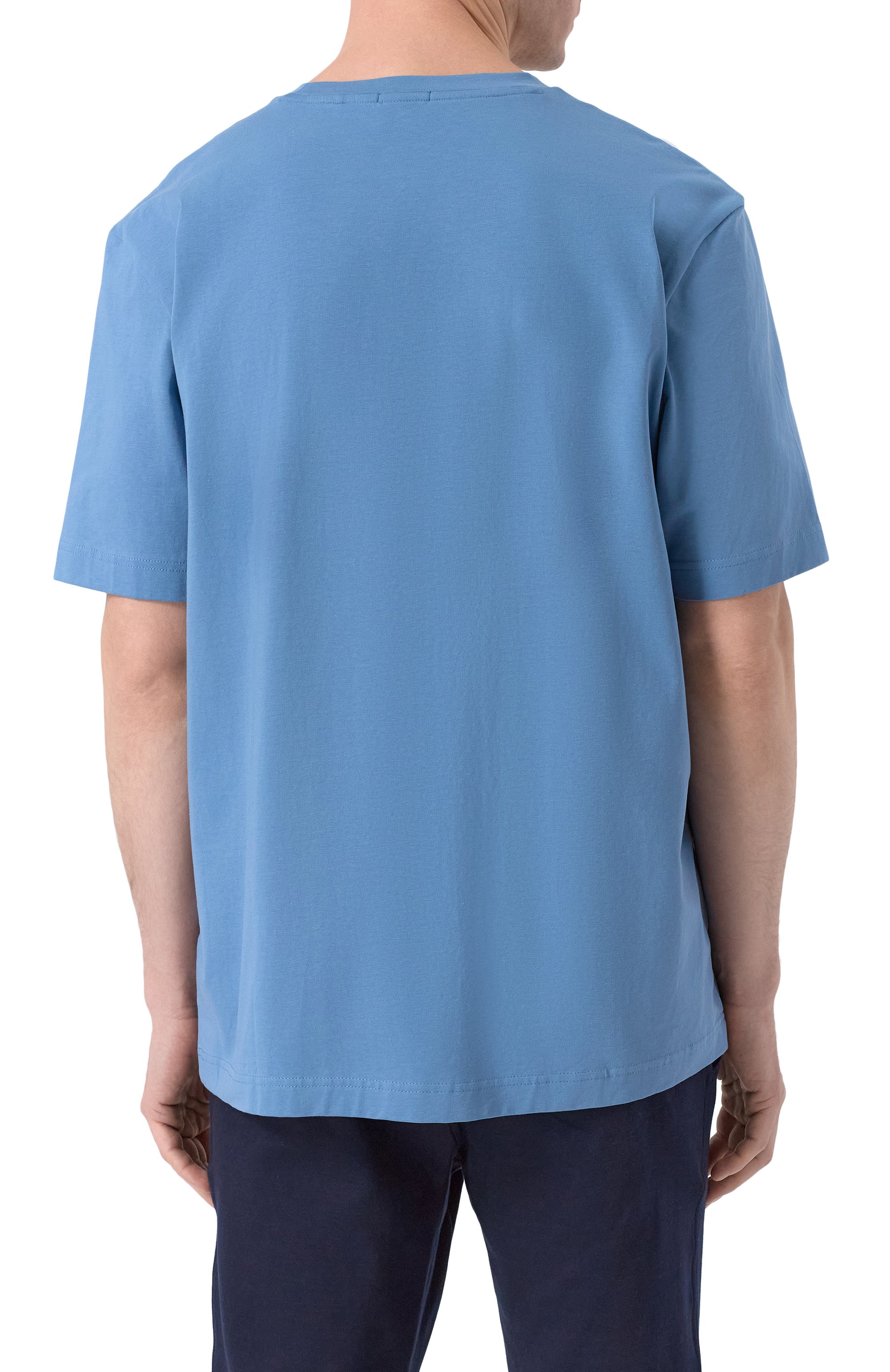 Хлопковая футболка BOSS ORANGE, арт. 50473278, фото 4