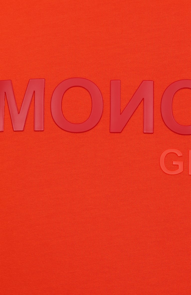 Мужская хлопковая футболка MONCLER GRENOBLE красного цвета, арт. 8C00005/83927 | Фото 6 (Длина (для топов): Стандартные; Материал внешний: Хлопок; Рукава: Короткие; Стили: Спорт-шик; Принт: Без принта; Кросс-КТ: Джерси; Мужское Кросс-КТ: Футболка-одежда; Автоматизация состава: Проставлено; Детали: Декор; Автоматизация ТО: Проставлено)