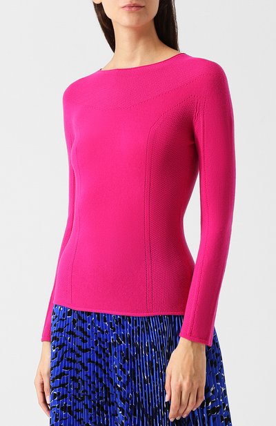 Однотонный пуловер из смеси шерсти и кашемира GIORGIO ARMANI, арт. 6ZAM21/AM27Z, фото 3