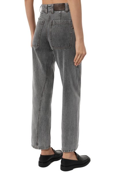 Джинсы BRUNELLO CUCINELLI темно-серого цвета по цене 149000 руб., арт. MH188B1246, фото 4 Джинсы BRUNELLO CUCINELLI, арт. MH188B1246, фото 4