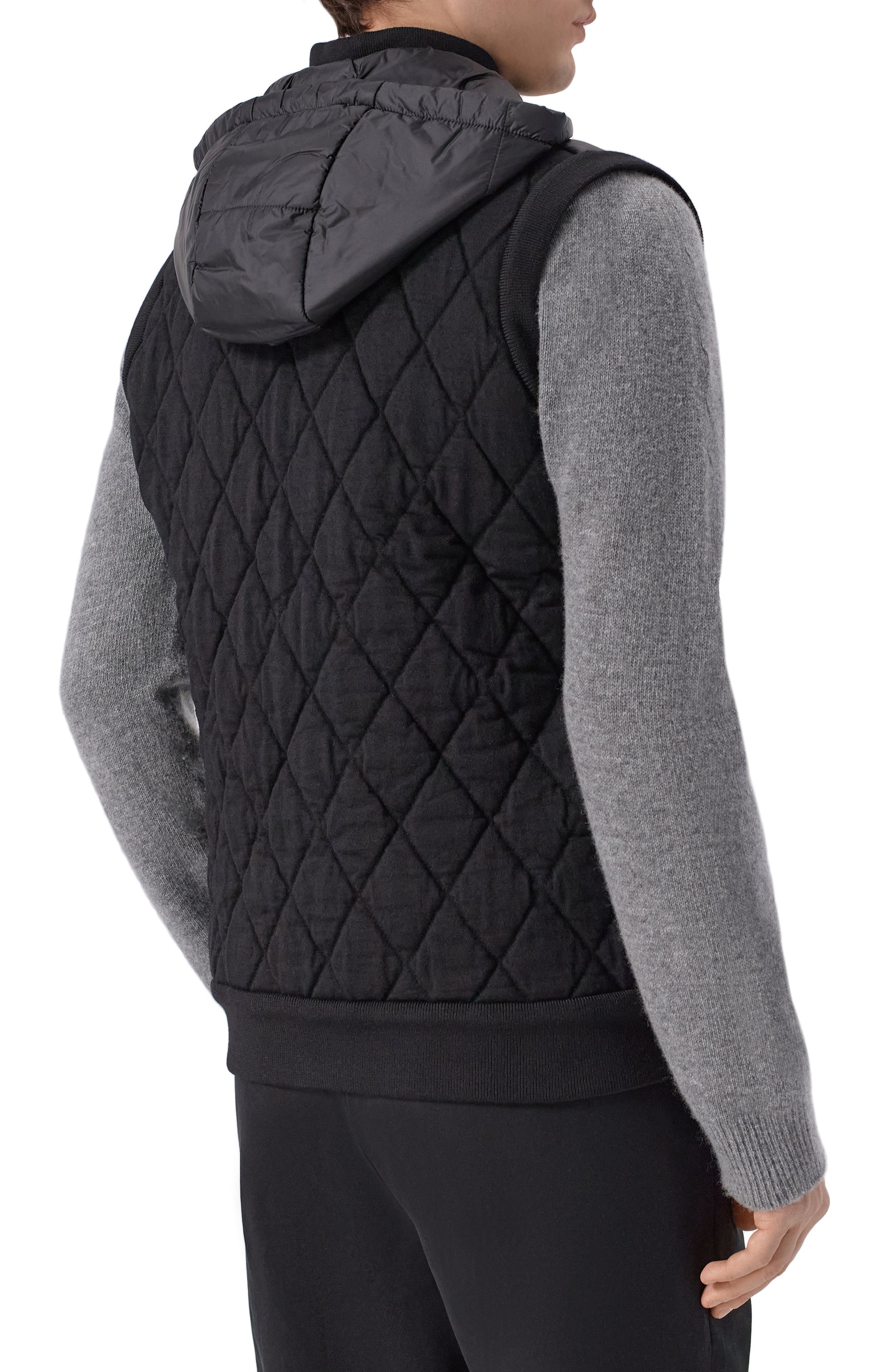 Жилет из шерсти и шелка ZILLI, арт. KHG001M0295VQUI00, фото 4