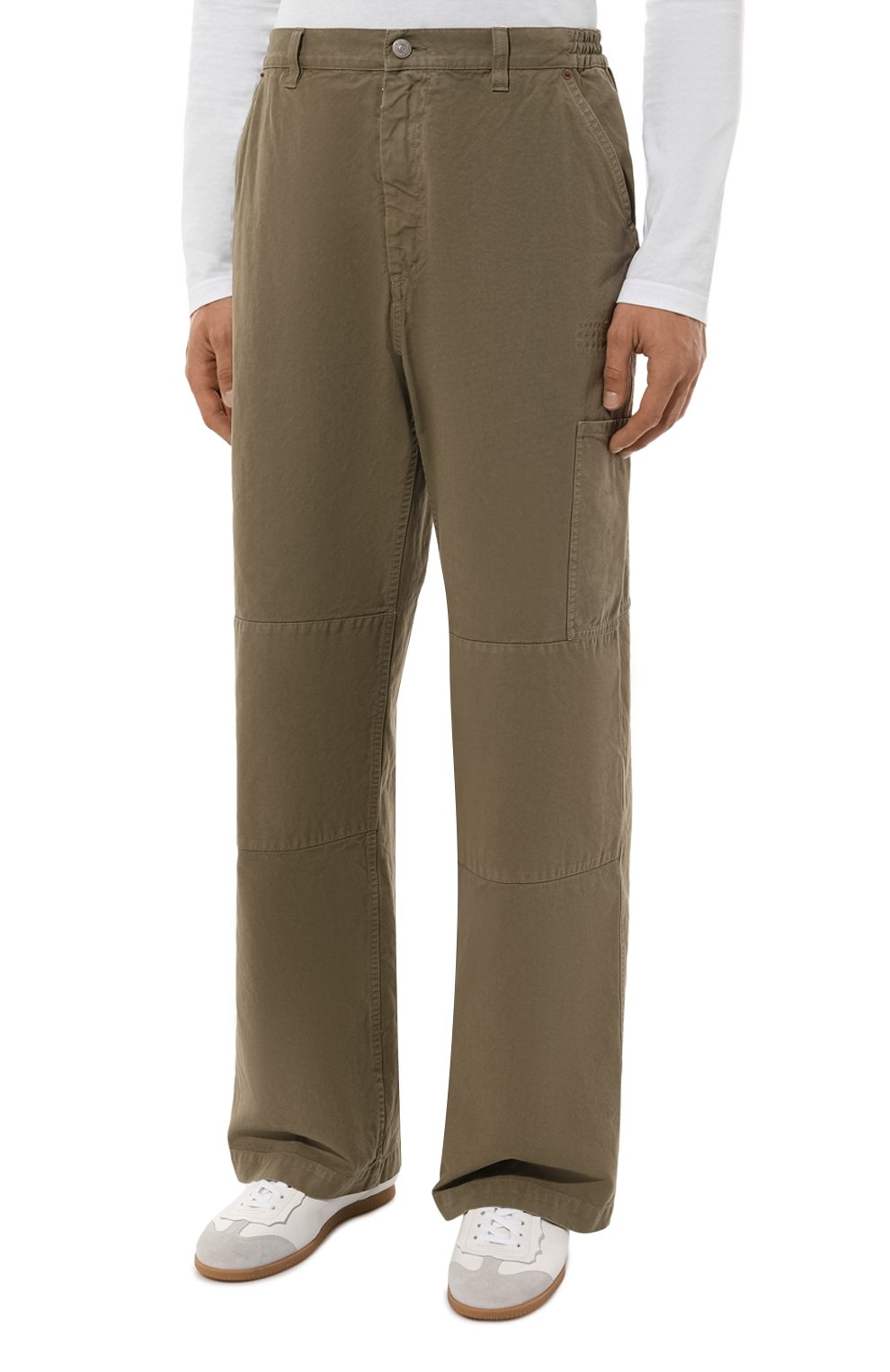 Хлопковые брюки-карго MM6, арт. SH0KA0029/S78548, фото 3